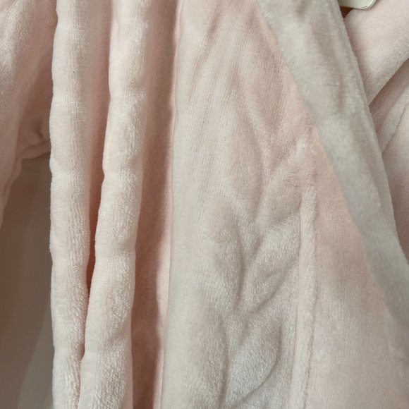 COFFEE SHOPPE Women's Spa-Day Short Hooded Wrap Robe NWT Size S/M - Picture 5 of 10